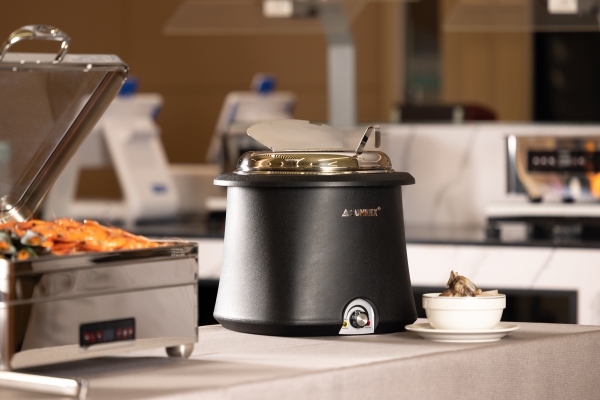 Galena Electric Soup Warmers 304 Rozsdamentes acél Bain Marie