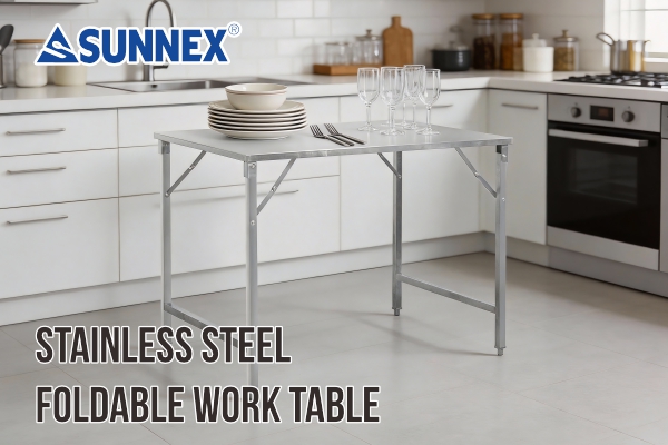 SS összecsukható munkaasztal