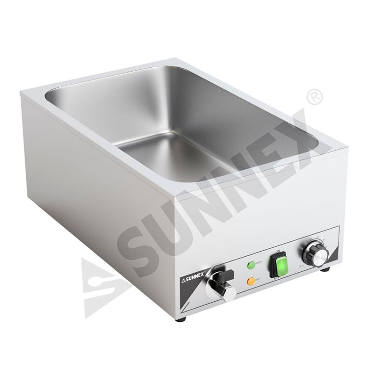 Kereskedelmi svédasztalos ételmelegítő Bain Marie