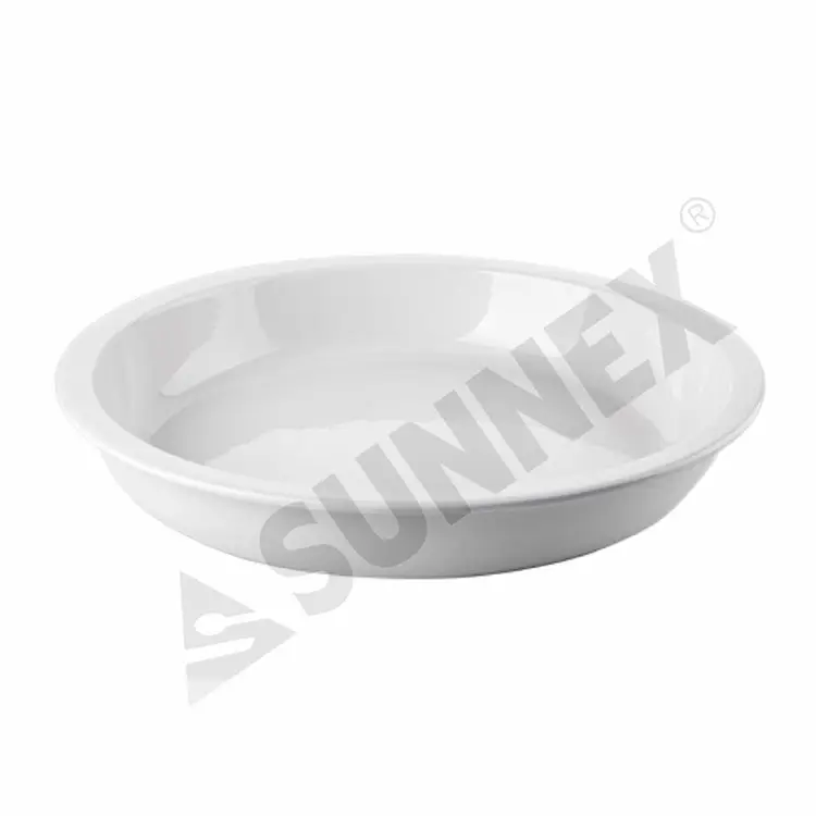 Porcelán 4,5LTR kerek élelmiszer serpenyő